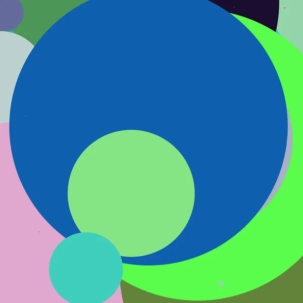 Cerchio Geometrico Bello Sfondo Astratto Modello Multicolore — Foto Stock
