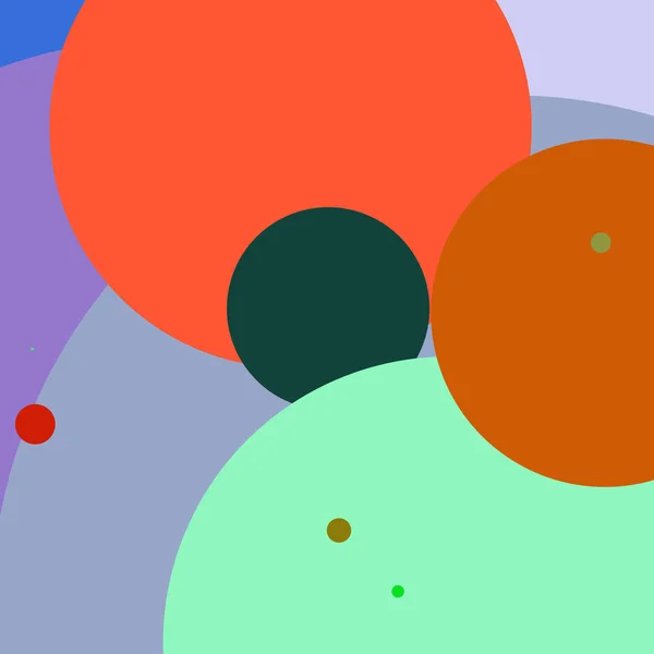 Círculo Geométrico Novo Abstrato Fundo Multicolorido Padrão — Fotografia de Stock