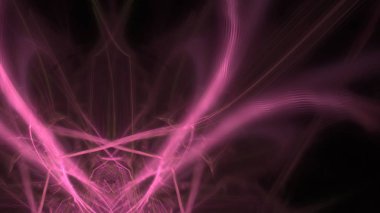 Fantezi kaotik renkli fraktal desen. Soyut Fraktal şekiller. 3D render resimde arka plan veya duvar kağıdı.