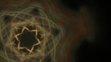 Fantezi kaotik renkli fraktal desen. Soyut Fraktal şekiller. 3D render resimde arka plan veya duvar kağıdı.