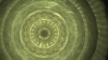 Fantezi kaotik renkli fraktal desen. Soyut Fraktal şekiller. 3D render resimde arka plan veya duvar kağıdı.