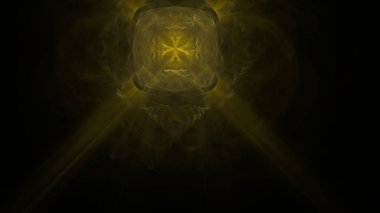 Fantezi kaotik renkli fraktal desen. Soyut Fraktal şekiller. 3D render resimde arka plan veya duvar kağıdı.