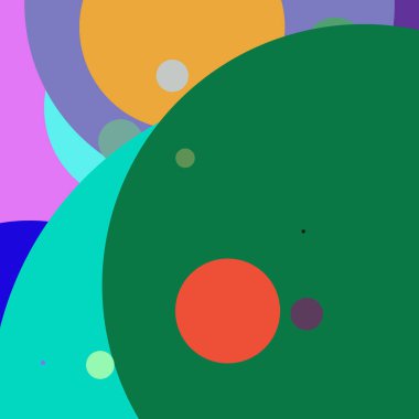 Daire geometrik büyük arka plan çok renkli desen.