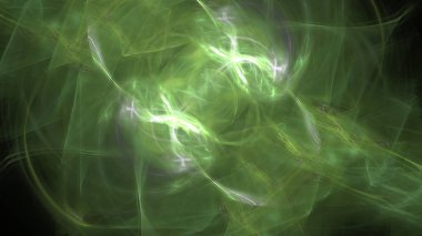 Fantezi kaotik renkli fraktal desen. Soyut Fraktal şekiller. 3D render resimde arka plan veya duvar kağıdı.