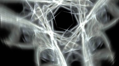 Fantezi kaotik renkli fraktal desen. Soyut Fraktal şekiller. 3D render resimde arka plan veya duvar kağıdı.