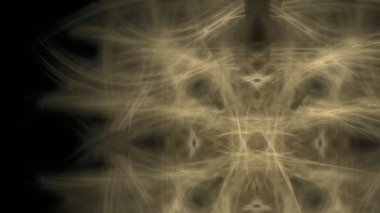 Fantezi kaotik renkli fraktal desen. Soyut Fraktal şekiller. 3D render resimde arka plan veya duvar kağıdı.