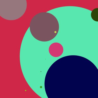 Daire geometrik yeni arka plan çok renkli desen.