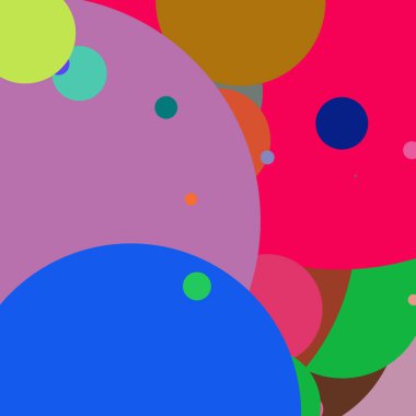 Daire geometrik şaşırtıcı arka plan çok renkli desen.