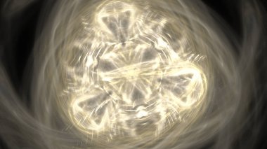 Fantezi kaotik renkli fraktal desen. Soyut Fraktal şekiller. 3D render resimde arka plan veya duvar kağıdı.