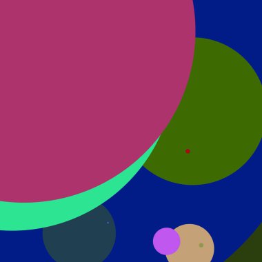 Daire geometrik yeni arka plan çok renkli desen.