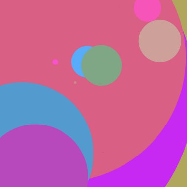 Daire geometrik yeni arka plan çok renkli desen.