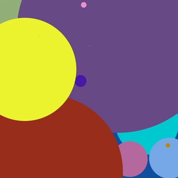 Círculo Geométrico Increíble Fondo Abstracto Patrón Multicolor — Foto de Stock