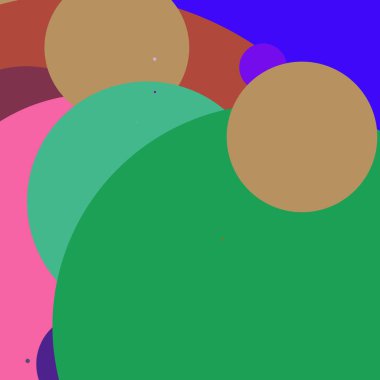 Daire geometrik yeni arka plan çok renkli desen.