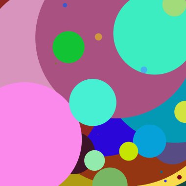 Daire geometrik güzel arka plan çok renkli desen.