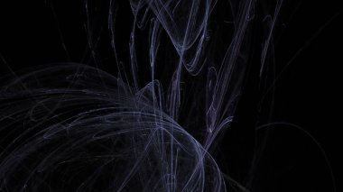 Fantezi kaotik renkli fraktal desen. Soyut Fraktal şekiller. 3D render resimde arka plan veya duvar kağıdı.