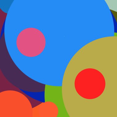 Daire geometrik güzel arka plan çok renkli desen.