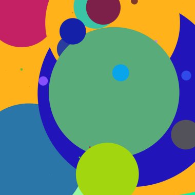 Daire geometrik büyük arka plan çok renkli desen.