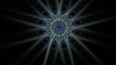 Fantezi kaotik renkli fraktal desen. Soyut Fraktal şekiller. 3D render resimde arka plan veya duvar kağıdı.