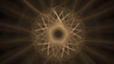 Fantezi kaotik renkli fraktal desen. Soyut Fraktal şekiller. 3D render resimde arka plan veya duvar kağıdı.