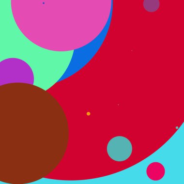 Daire geometrik güzel arka plan çok renkli desen.