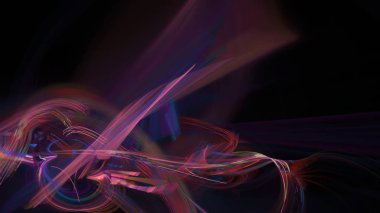 Fantezi kaotik renkli fraktal desen. Soyut Fraktal şekiller. 3D render resimde arka plan veya duvar kağıdı.