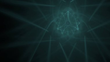 Fantezi kaotik renkli fraktal desen. Soyut Fraktal şekiller. 3D render resimde arka plan veya duvar kağıdı.