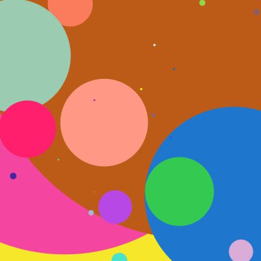 Daire geometrik zarif arka plan çok renkli desen.