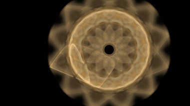 Fantezi kaotik renkli fraktal desen. Soyut Fraktal şekiller. 3D render resimde arka plan veya duvar kağıdı.