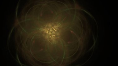 Fantezi kaotik renkli fraktal desen. Soyut Fraktal şekiller. 3D render resimde arka plan veya duvar kağıdı.