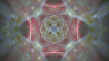 Fantezi kaotik renkli fraktal desen. Soyut Fraktal şekiller. 3D render resimde arka plan veya duvar kağıdı.