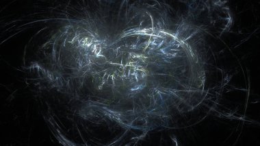 Fantezi kaotik renkli fraktal desen. Soyut Fraktal şekiller. 3D render resimde arka plan veya duvar kağıdı.