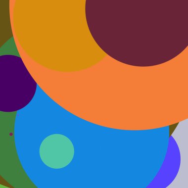 Daire geometrik yeni arka plan çok renkli desen.