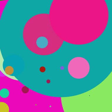 Daire geometrik yeni arka plan çok renkli desen.