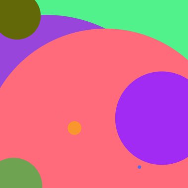 Daire geometrik şaşırtıcı arka plan çok renkli desen.