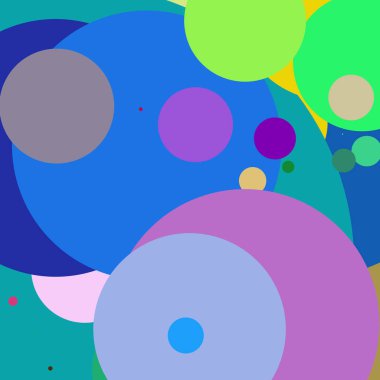 Daire geometrik şaşırtıcı arka plan çok renkli desen.