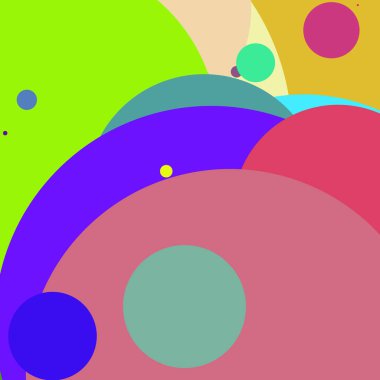 Daire geometrik güzel arka plan çok renkli desen.