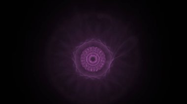 Fantezi kaotik renkli fraktal desen. Soyut Fraktal şekiller. 3D render resimde arka plan veya duvar kağıdı.