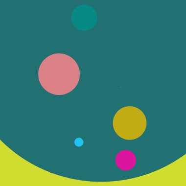 Daire geometrik büyük arka plan çok renkli desen.