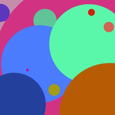 Daire geometrik güzel arka plan çok renkli desen.