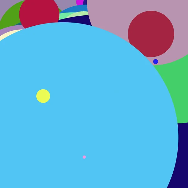 Lingkaran Geometris Menakjubkan Abstrak Latar Belakang Multicolored Pola — Stok Foto