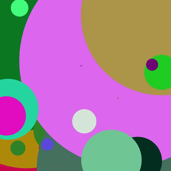 Lingkaran Geometris Indah Latar Belakang Abstrak Multicolor Pola — Stok Foto