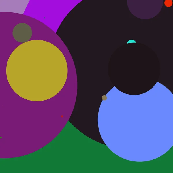 Geometriska Nya Abstrakt Bakgrund Multicolor Hålcirkel — Stockfoto
