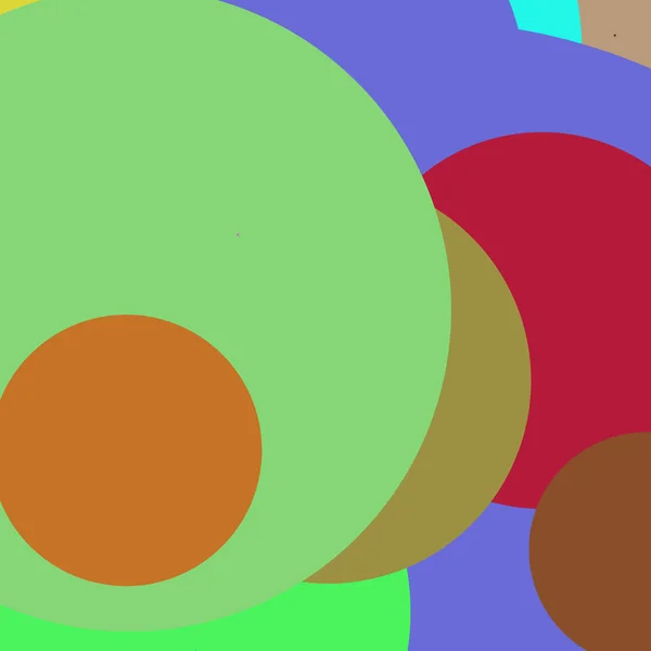 Círculo Geométrico Hermoso Fondo Abstracto Patrón Multicolor — Foto de Stock