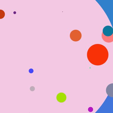 Daire geometrik yeni arka plan çok renkli desen.