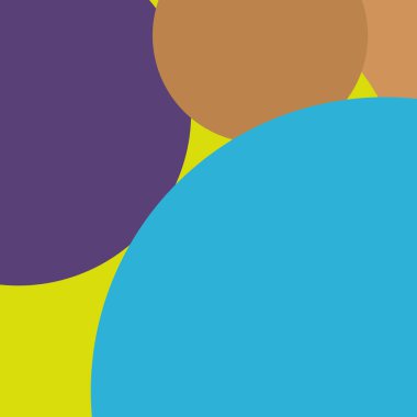 Daire geometrik yeni arka plan çok renkli desen.