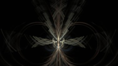 Fantezi kaotik renkli fraktal desen. Soyut Fraktal şekiller. 3D render resimde arka plan veya duvar kağıdı.