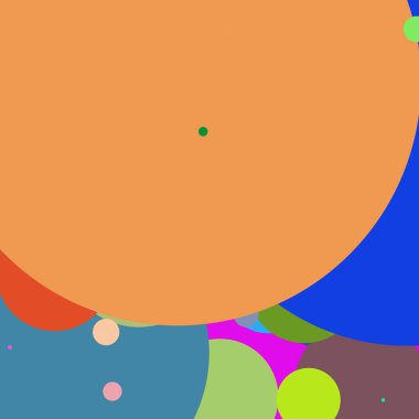 Daire geometrik şaşırtıcı arka plan çok renkli desen.