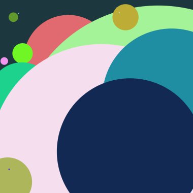 Daire geometrik şaşırtıcı arka plan çok renkli desen.