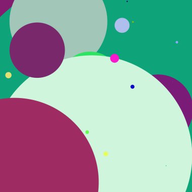 Daire geometrik şaşırtıcı arka plan çok renkli desen.