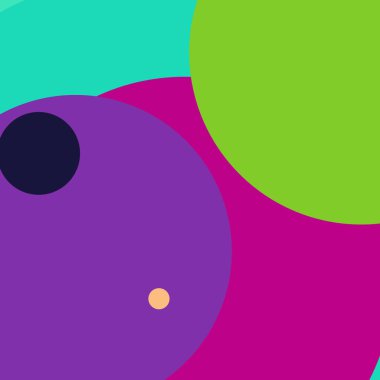 Daire geometrik şaşırtıcı arka plan çok renkli desen.